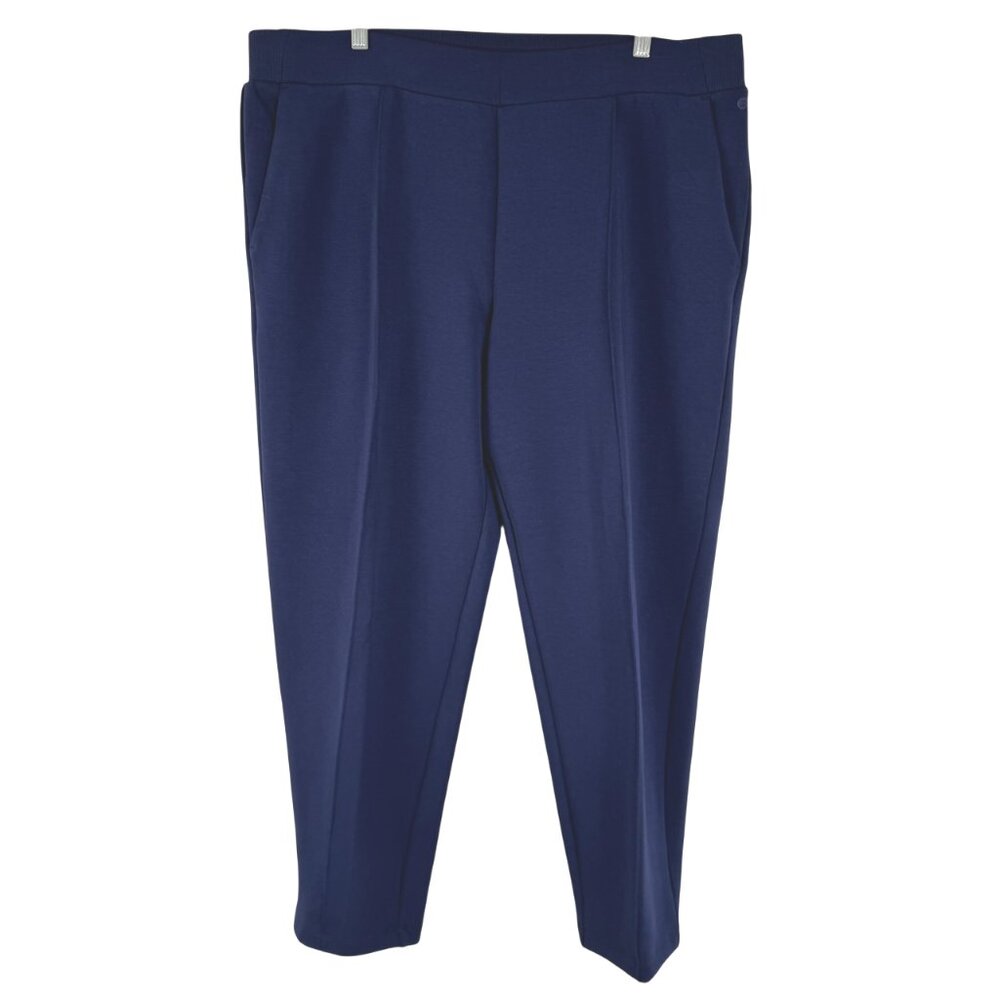 Calia By Carrie Underwood Soft Scuba Tapered Pants 2XL Blue‎ NWT PT-2759